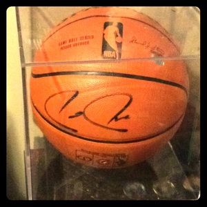 paul pierce autographed basketball w/COA